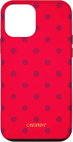 Vista 16 de Carcasa para iPhone 17 con diseño de lunares de sandía rojos