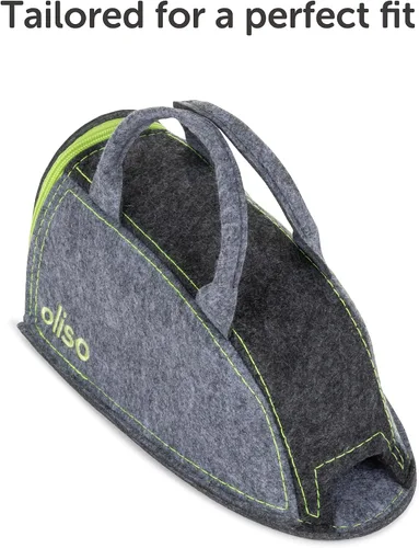 Vista 8 de Oliso M3Pro Project Plancha de vapor con solemate (pistacho) + bolsa de almacenamiento y transporte estuche de viaje (pistacho)
