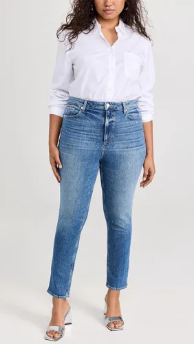 Vista 7 de PAIGE Sarah Transcend - Jeans rectos de tiro alto para mujer