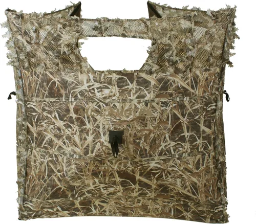 Vista 7 de AUSCAMOTEK - Persiana de caza emergente portátil para caza de ciervos, patos y pavos, configuración rápida, ligera, color verde/marrón/hierba seca