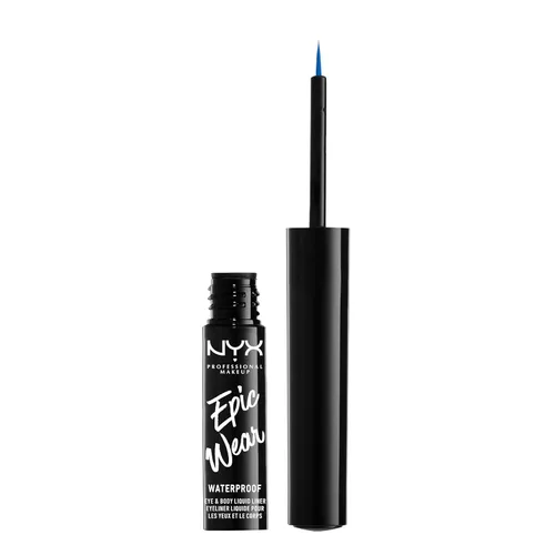 Vista 16 de NYX PROFESSIONAL MAKEUP Epic Wear - Delineador líquido de larga duración, impermeable, color negro