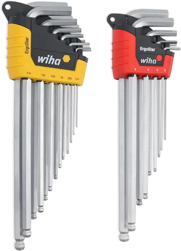 Vista 8 de Wiha 66979 Juego de 35 piezas de bandeja de llaves ErgoStar en forma de L - Hex métrico, Hex SAE, Torx