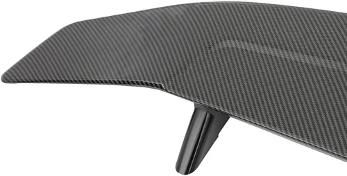 Vista 9 de SCITOO Alerón de alerón de ventana trasera ABS para alerón universal de 52 pulgadas con aspecto de carbono brillante