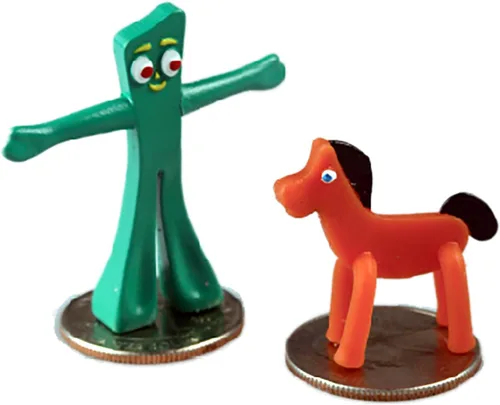 Vista 2 de Gumby y Pokey más pequeños del mundo