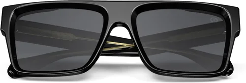 Vista 8 de VISOONE Oversized Square Flat Top Sunglasses Women Men Negro/Gris Profundo