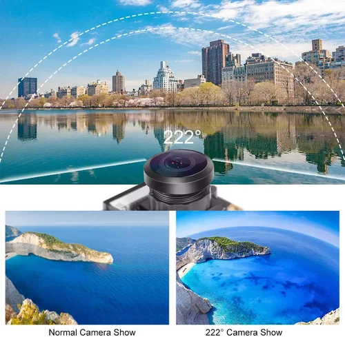 Vista 6 de DORHEA Cámara Raspberry Pi 4 B - 222 FoV Fisheye Cámara Web Gran Angular Con Visión Nocturna, 5 Megapíxeles 1080p OV5647 Módulo de Video para Pi