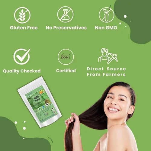 Vista 4 de Neotea Arappu Powder Albizia Amara 300GM (10.58 oz) Champú natural Polvo de lavado para el cabello Polvo limpiador Ayuda con la caída