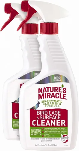Vista 9 de Nature's Miracle Limpiador de superficies y jaula para pájaros, 24 oz