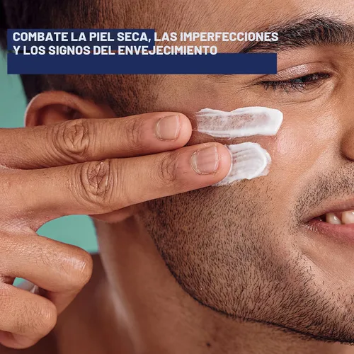 Vista 7 de Crema facial 6 en 1 para hombres – Crema facial antienvejecimiento para hombre con cafeína y retinol para reafirmar, hidratar y refrescar la piel