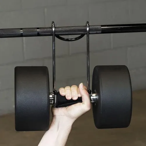 Vista 2 de Body-Solid Tools (BSTDH) - Ganchos para fijar y colgar mancuernas a mancuernas (negro medianoche)