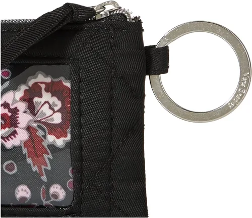 Vista 3 de Vera Bradley Women's Performance Twill Zip ID Case Wallet, Black, One