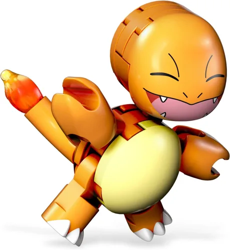 Vista 8 de Mega Construx GFC88 - Figura de Pokemon Charmander, multicolor