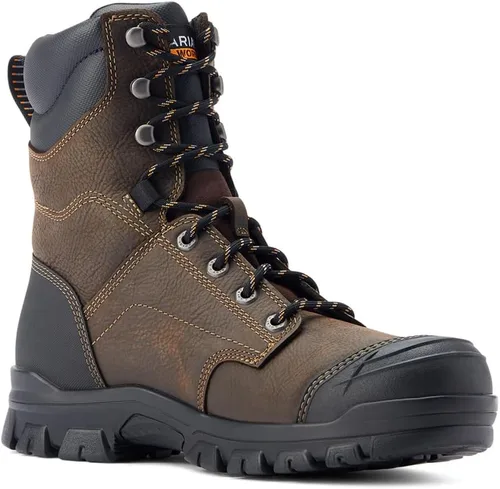 Vista 3 de Ariat Botas de trabajo impermeables Treadfast de 8 pulgadas para hombre