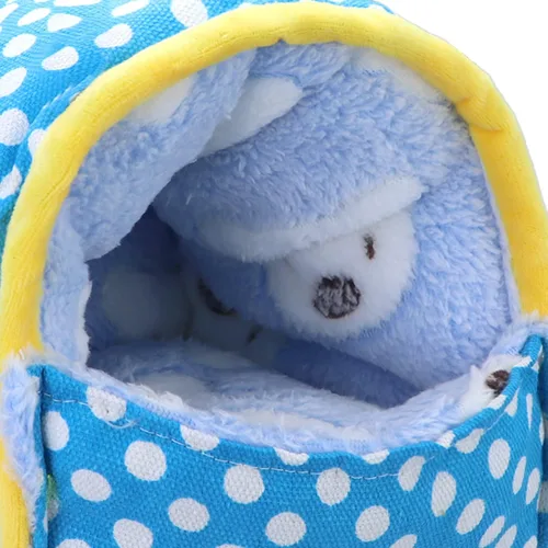 Vista 7 de Wontee Hamster Bed Hideout Sugar Glider Hamaca para animales pequeños, casa de cama cálida para hámsters, erizos, planeadores de azúcar, jerbos