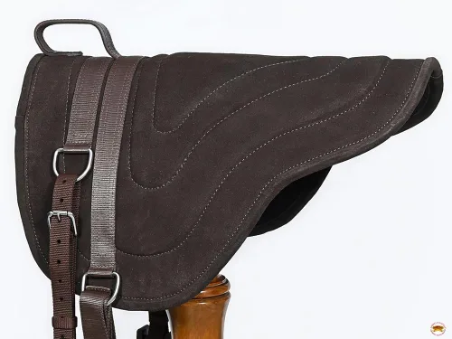 Vista 4 de HILASON Western Bareback Saddle Pad Marrón 26" X 32