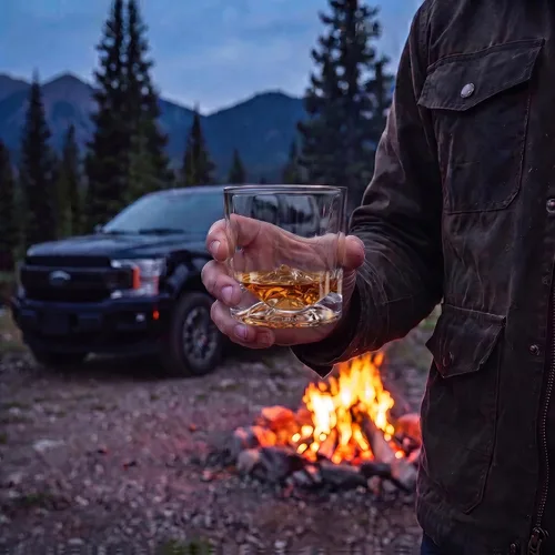 Vista 9 de LIITON Denali Mountain Old Fashioned - Vasos de whisky (2 unidades), regalo