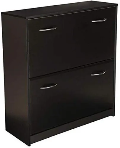 Vista 3 de Venture Horizon Zapatero doble apilable - Negro