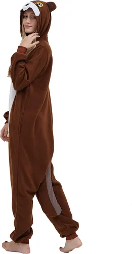 Vista 4 de SAMGU Unisex Adult Onesies Pajamas Halloween Christmas Cosplay Costumes One Piece Homewear Jumpsuit