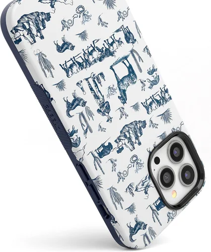 Vista 3 de Funda Casely para iPhone 13 Pro Aventura en el Salvaje Oeste Desierto Compatible con MagSafe Diseño Protector Audaz