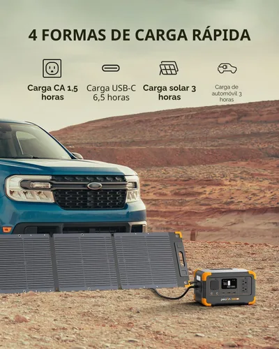 Vista 6 de Estación de energía portátil PECRON E300LFP, 288Wh/600W generador solar