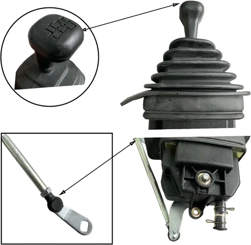 Vista 7 de Conjunto de palanca de cambios con varilla de cambio compatible con Yamaha Rhino UTV 450 660 700 (2004-2013) 5UG-18300-10-00