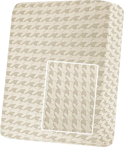 Vista 8 de MAXIJIN Funda de Cojín de Terciopelo Elástica Ajustable Fundas de Cojín de Sofá Ajustadas 1 Paquete Funda de Cojín de Asiento de Sillón para Cojín