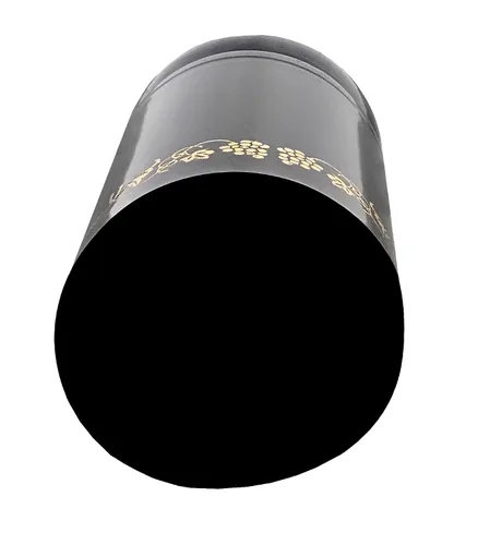 Vista 7 de Negro con uvas doradas PVC Shrink Capsules-500 Count