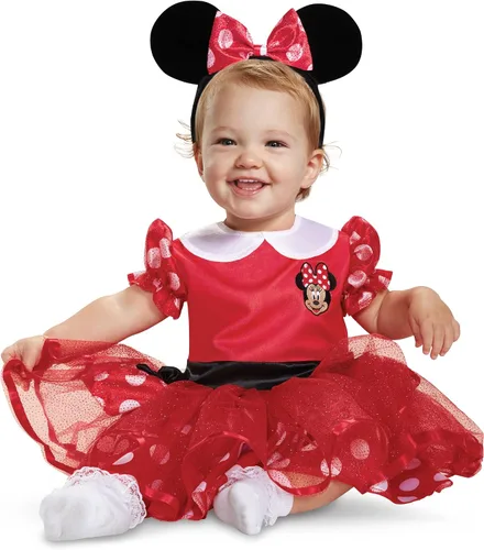 Vista 5 de Disguise Disney Minnie Mouse - Disfraz para niñas talla roja2T