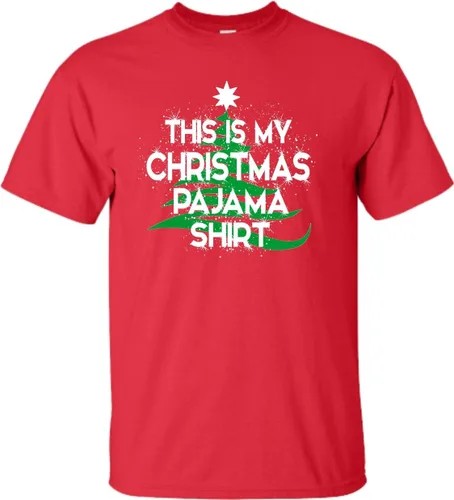 Vista 2 de Go All Out Camiseta de pijama con texto en inglés This is My Christmas
