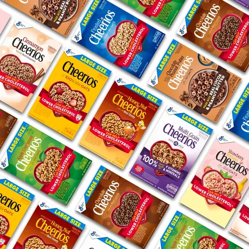 Vista 8 de Cheerios Cereal de desayuno sin gluten de avena integral, bolsa de 2.2 onzas (paquete de 5)