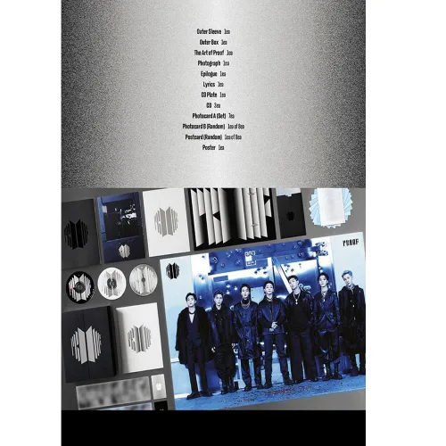 Vista 3 de YG PLUS BTS - Álbum KPOP de antología de edición compacta estándar a prueba de prueba (toda la versión)