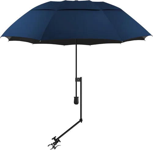 Vista 38 de XLINGZA Sombrilla de playa UPF 50+ con abrazadera universal ajustable