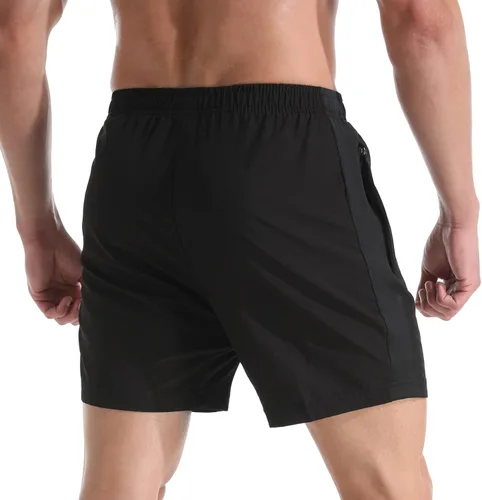 Vista 2 de VPOS Pantalones cortos de gimnasio para hombre de 5 pulgadas, ligeros pantalones cortos deportivos para hombre, de secado rápido, con bolsillos