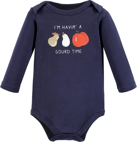 Vista 18 de Hudson Baby baby-boys Cotton Long-sleeve Bodysuits 5-pack