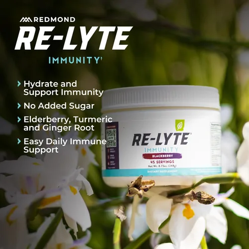 Vista 4 de REDMOND Re-Lyte Immunity, mezcla de suplementos multivitamínicos (BlackBerry)