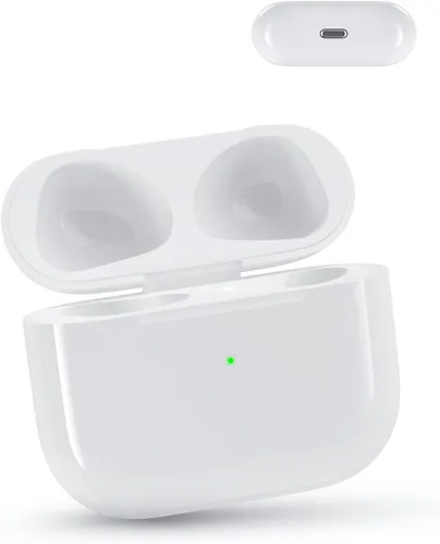 Vista 11 de Funda de carga inalámbrica compatible con AirPods Pro de 1ª y 2ª generación con carga USB-C, puerto de carga tipo C para AirPods Pro, funda de carga