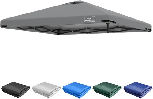 Vista 16 de KAMPKEEPER Cubierta de Repuesto Superior para Carpa Toldo Emergente con Ventilación de Aire y Correa Elástica Ajustable, Poliéster Resistente a Azul