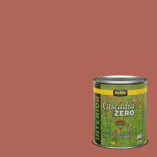 Vista 123 de Rodda Paint CASCADIA ZERO - Pintura plana e imprimación para interiores en uno, cuarto de galón, crema de ballet