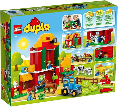 Vista 7 de LEGO Duplo Gran Granja 10525 Juguete infantil, bloques de construcción grandes