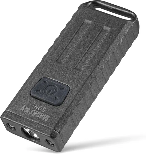 Vista 8 de MecArmy SGN1 Mini llavero recargable USB EDC Flahlight, XP-G2 S5 LED con 530 lúmenes, cuatro modos de iluminación más un llavero estroboscópico