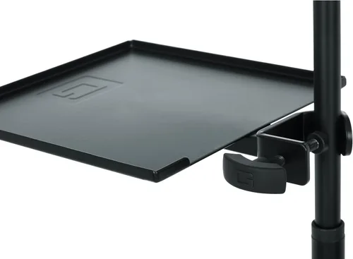 Vista 8 de Gator Frameworks Estante utilitario con abrazadera para soporte de micrófono con capacidad de peso de 10 libras, 9" x 9" (GFW-SHELF0909)