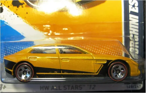 Vista 4 de Hot Wheels - Lamborghini Estoque - Amarillo/Negro - REDLINES - HW All Stars '12 [8/10, 128/247]