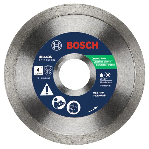 Vista 8 de Bosch DB4543S Hoja de diamante de borde continuo estándar de 4.5 pulgadas