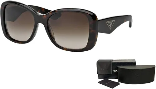 Vista 2 de Prada PR32PS CONCEPTUAL Rectangle Sunglasses For Women BUNDLE With Designer iWear Complimentary Eyewear Kit