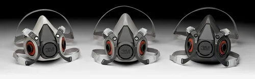 Vista 5 de 3M 6200 Half Mask for Use With 6000 Series Cartridges, Face Piece