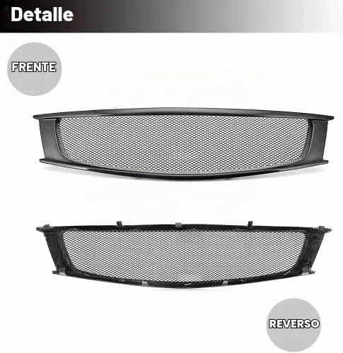 Vista 6 de Cubierta de rejilla de parrilla de capó frontal de fibra de carbono para Infiniti G37 2008-2013 Coupé 2 puertas de reemplazo de conversión
