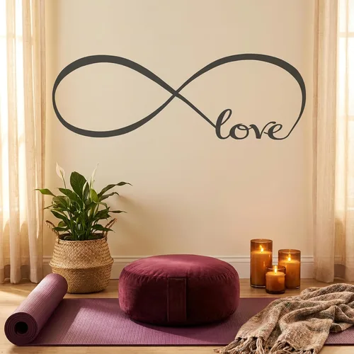 Vista 2 de Símbolo de infinito con la palabra Love