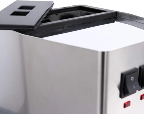 Vista 4 de Gaggia RI9380/46 E24 máquina de espresso, acero inoxidable cepillado