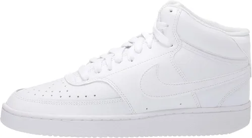 Vista 8 de Nike Tenis Court Vision Mid para mujer, NegroBlanco, 7
