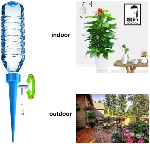 Vista 4 de ARTEM Picos de riego de plantas automáticas, dispositivos de riego automático para plantas de vacaciones, sistema de agua con válvula de control